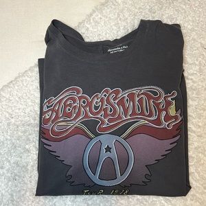 Abercrombie aerosmith relaxed tee